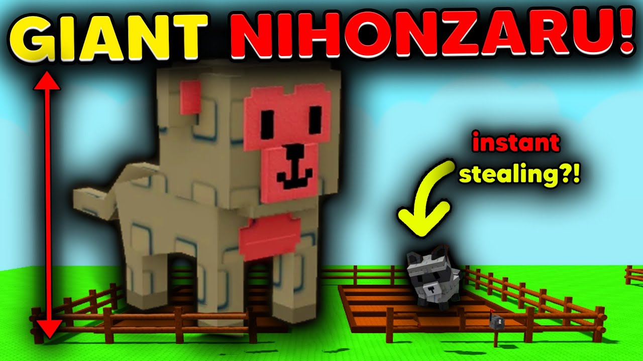 Using GIANT NIHONZARU For INSANE INSTANT PET GLITCH In Grow a Garden!