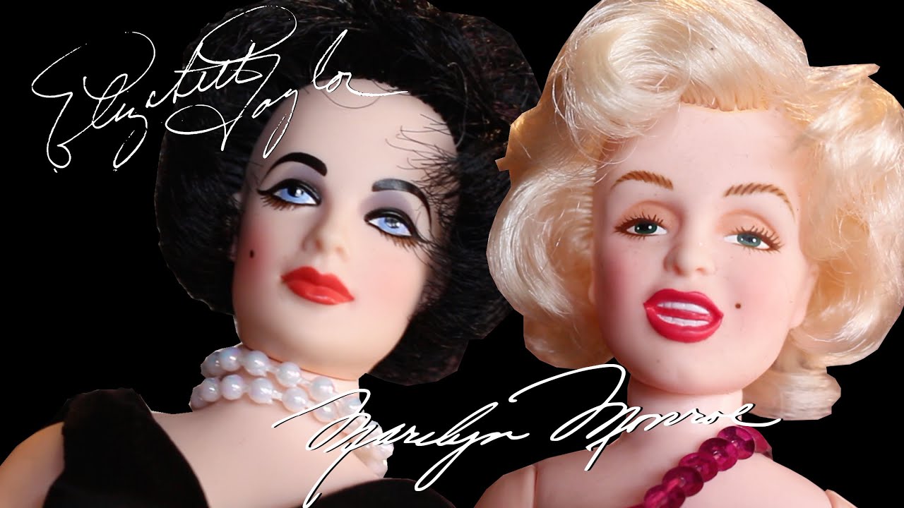 Vintage Marilyn Monroe and Elizabeth Taylor dolls by Tristar (1982) - 80s Toy Unboxing & Review