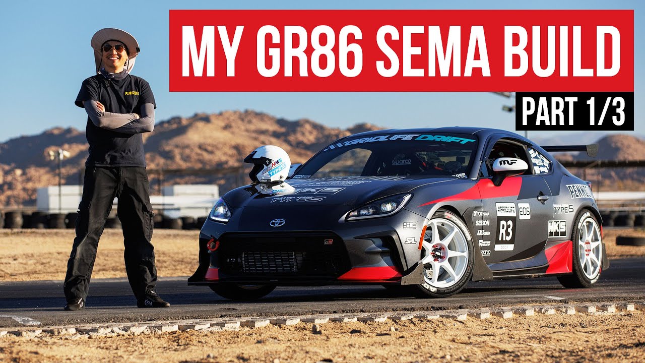 GR86 Build Part 1: First Burnouts, Studio RSR Half Cage, Sparcos, E-Brake, Seibon Carbon, And More
