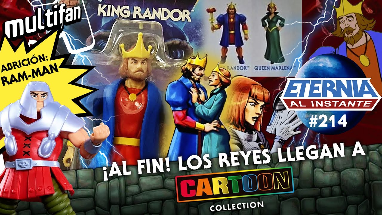 Masters of the Universe: Rey Randor y reina Marlena Cartoon Collection / Unboxing Ram-Man Cartoon