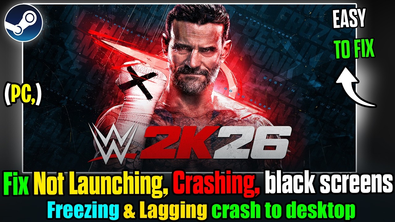 Исправлены ошибки, из-за которых WWE 2K26 вылетает, не запускается и вылетает на рабочий стол | П...