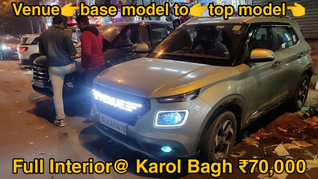 Hyundai Venue👉converting to Top Model😵Full Leather Interior with Lifetime warranty😱₹70,000,JBL❤️