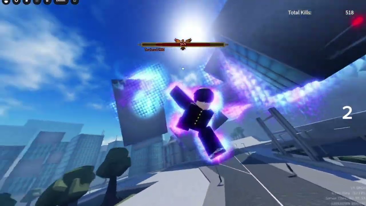 Cursed Child Boss Vs Greatest Physic (Alone this time)
