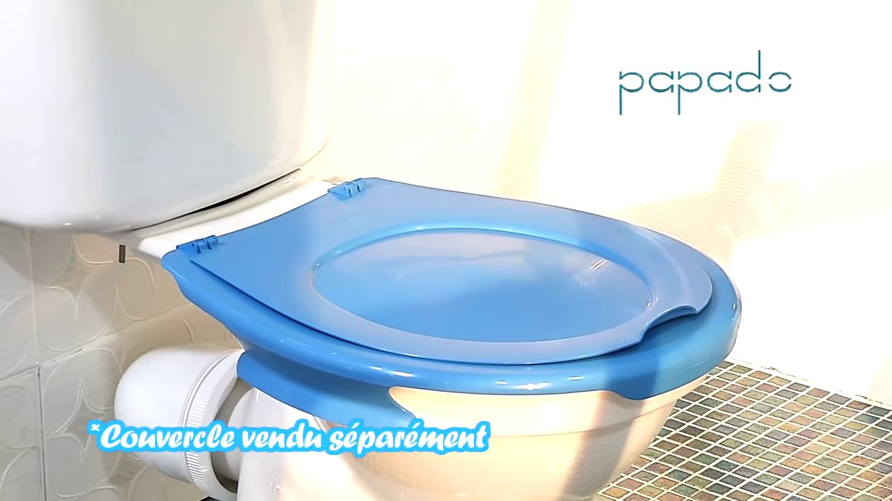 Papado - la lunette de WC clipsable, hygiénique & Made in France