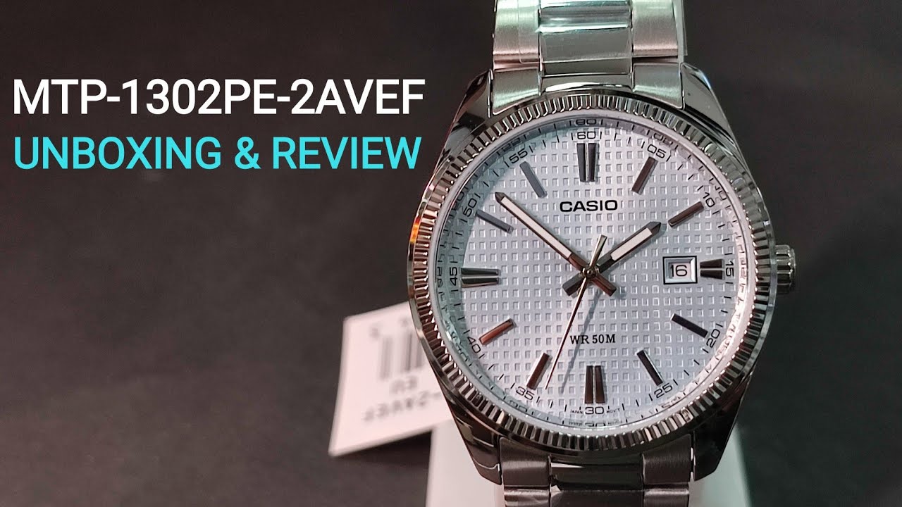Распаковка часов CASIO MTP-1302PE-2AVEF