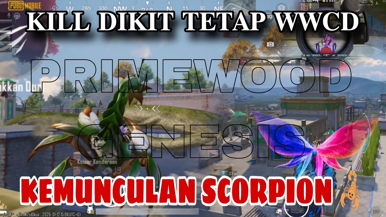 ADA KALAJENGKING DI PUBG?? SCORPION KING - PUBG MOBILE PRIMEWOOD GENESIS [ERANGEL]