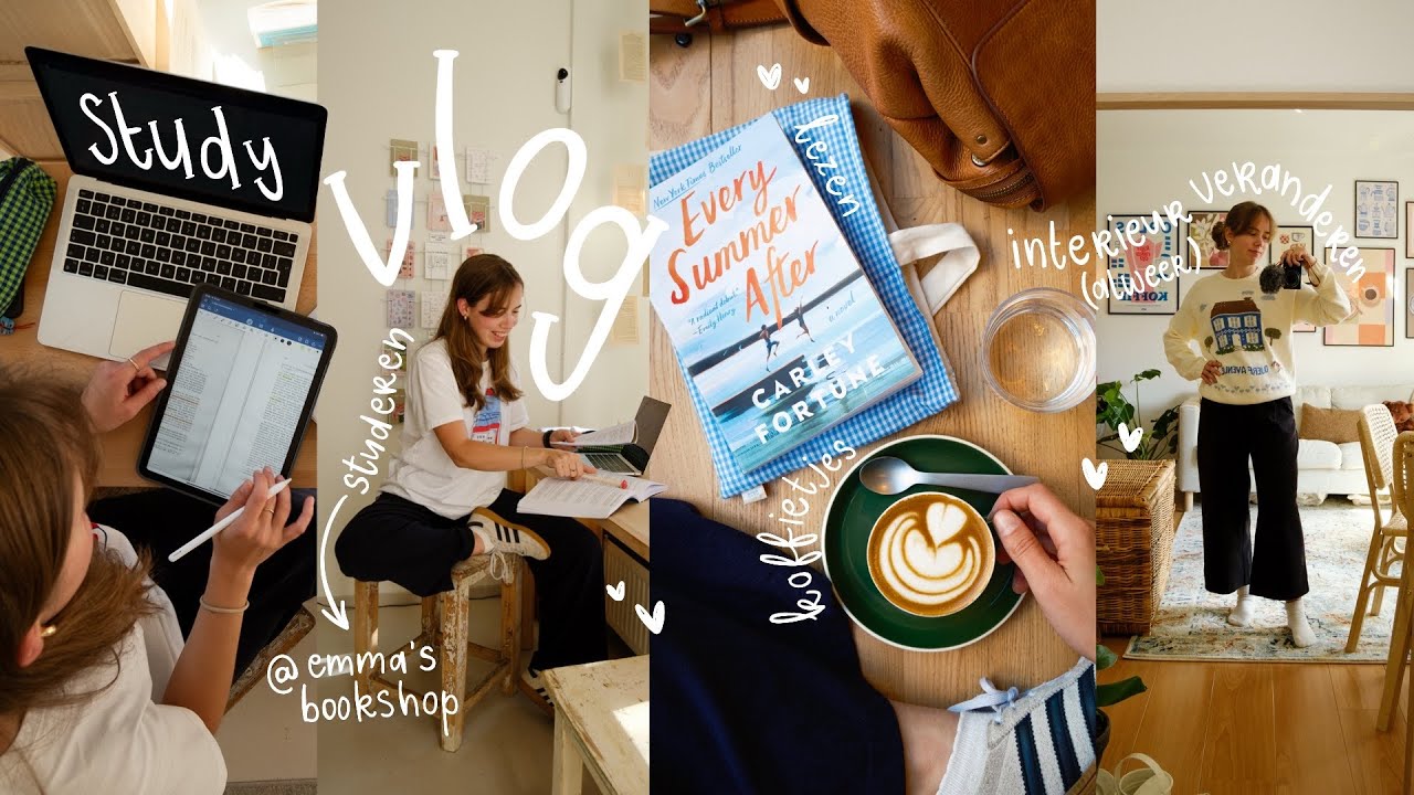 een dagje naar Rotterdam, studeren, interieur veranderen & leesupdate ⭐️🛋️ vlog