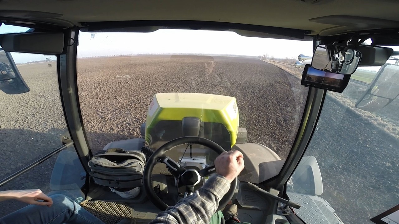 Claas Xerion 12.650/ Köckerling 12m Scheibenegge/ Bodenbearbeitung/ Cabview Teil 1