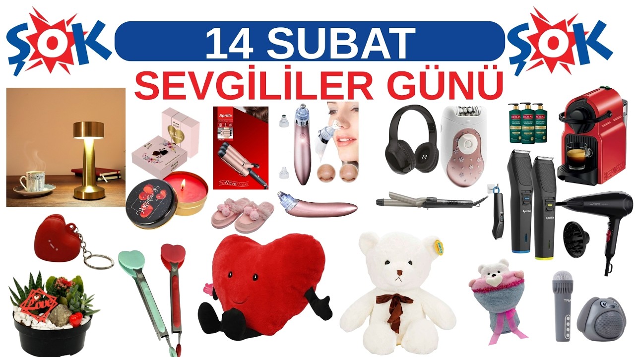ŞOK Market Sevgililer Günü 2026: Hediye Fikirleri! (11-24 Şubat) ❤️
