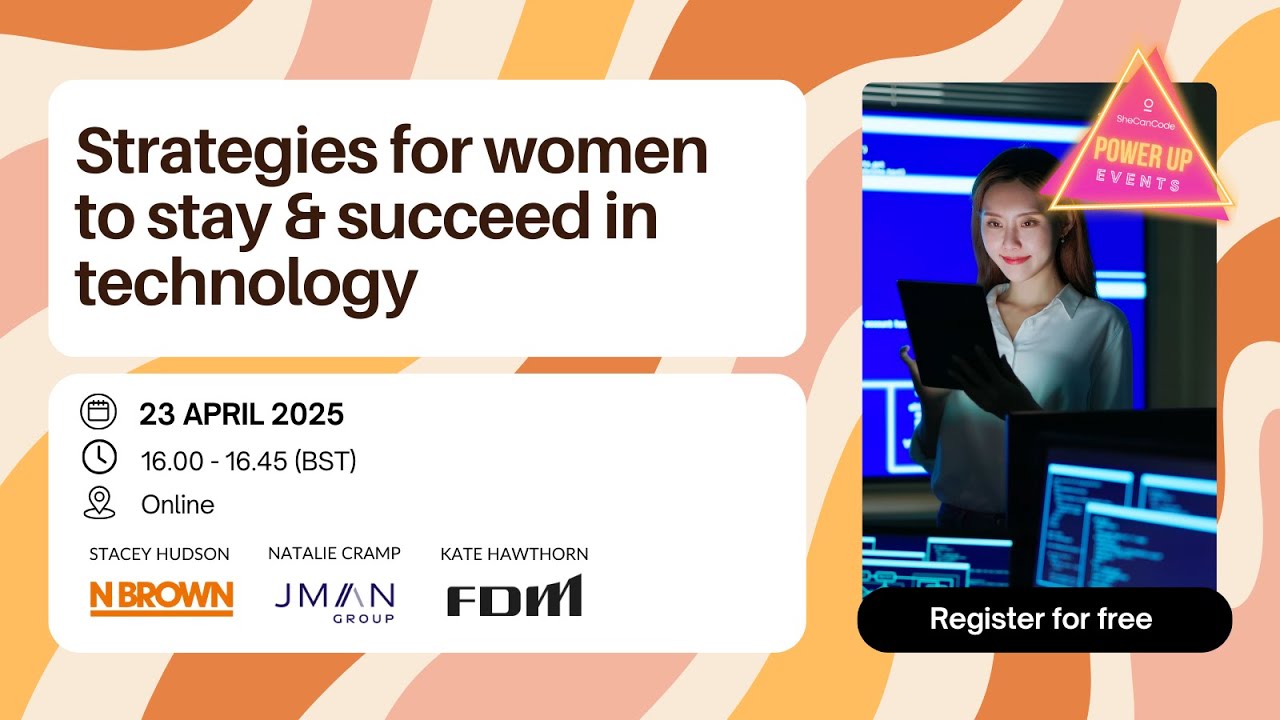 In case you missed it: Webinar: Strategies for women to stay and succeed in technology