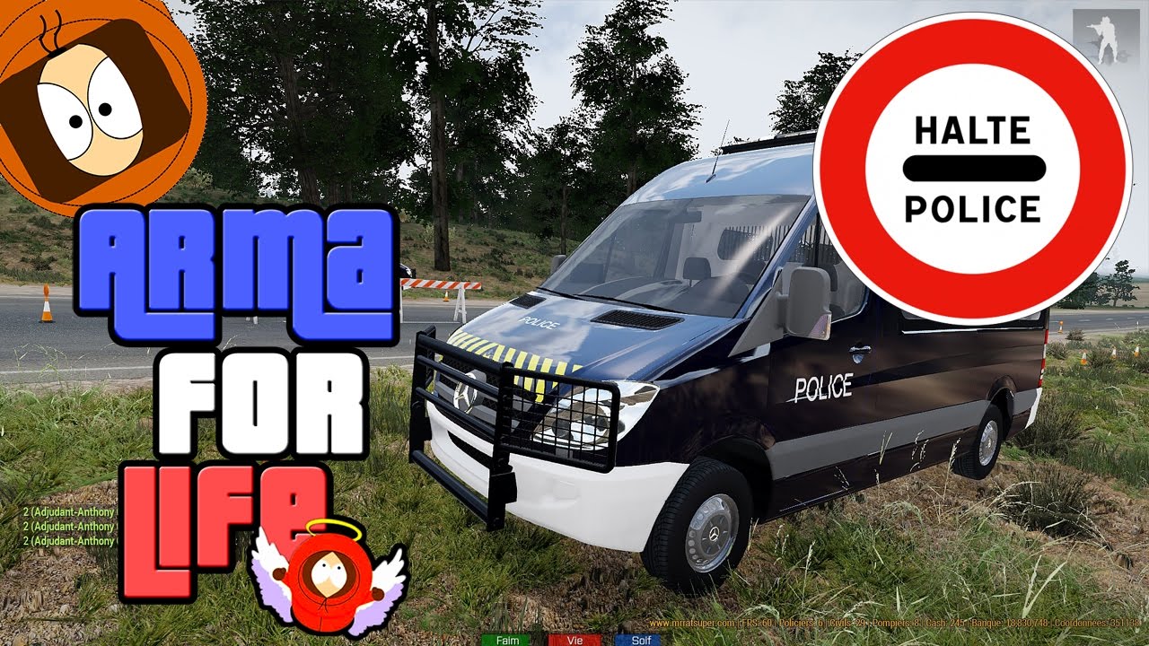 POLICE LIFE : PLAN VIGIPIRATE : ACCIDENTS & POURSUITES ! | ARMA FOR LIFE | ARMA 3