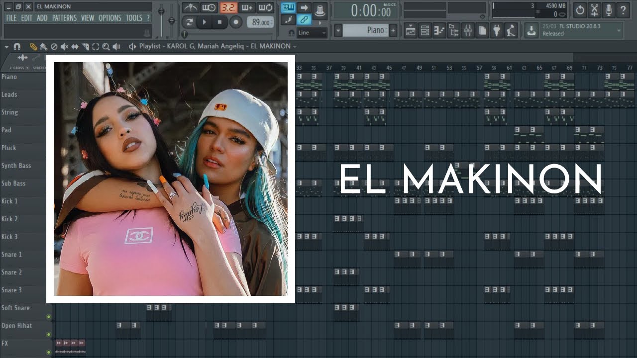 KAROL G, Mariah Angeliq - EL MAKINON | FL Studio Instrumental Remake