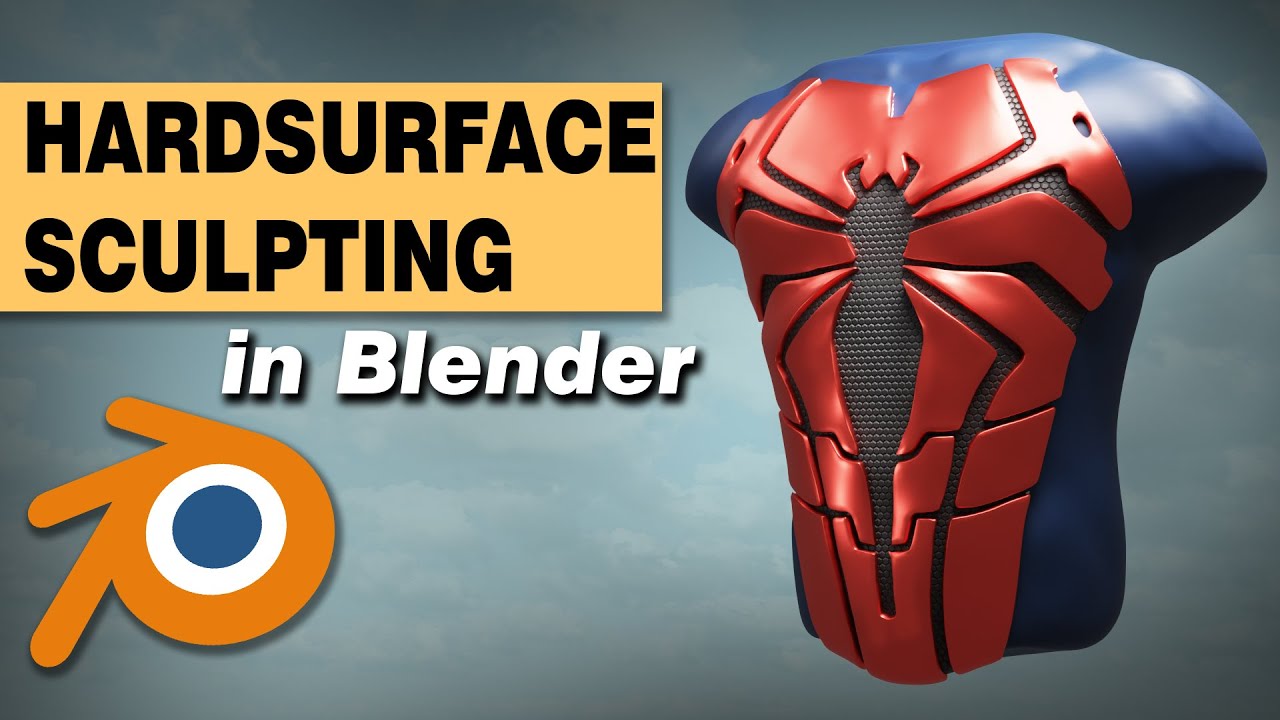Создание твёрдых поверхностей в Blender — Броня Человека-паука