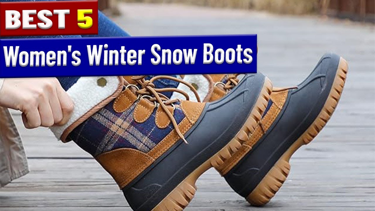 Best 5 Women's Waterproof Winter Snow Boots 2025 | Winter Snow Boots