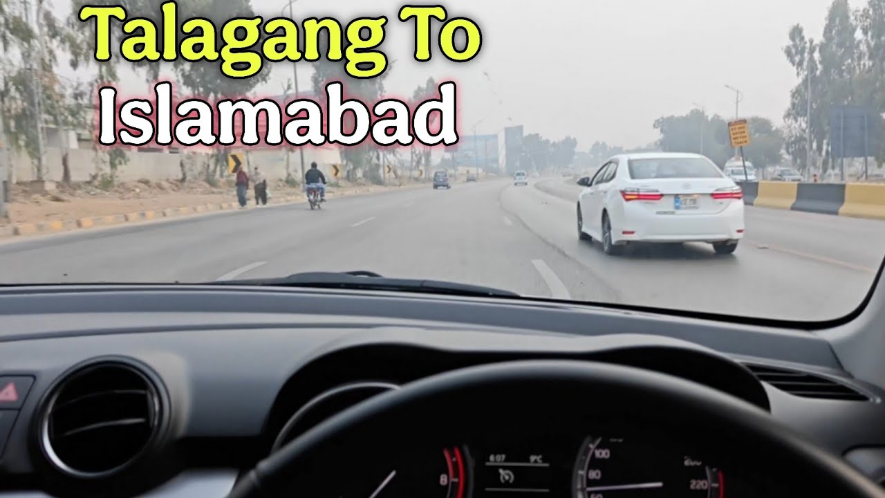 Talagang to Islamabad Drive 🚗 | Swift Travel Experience | Road Trip Pakistan