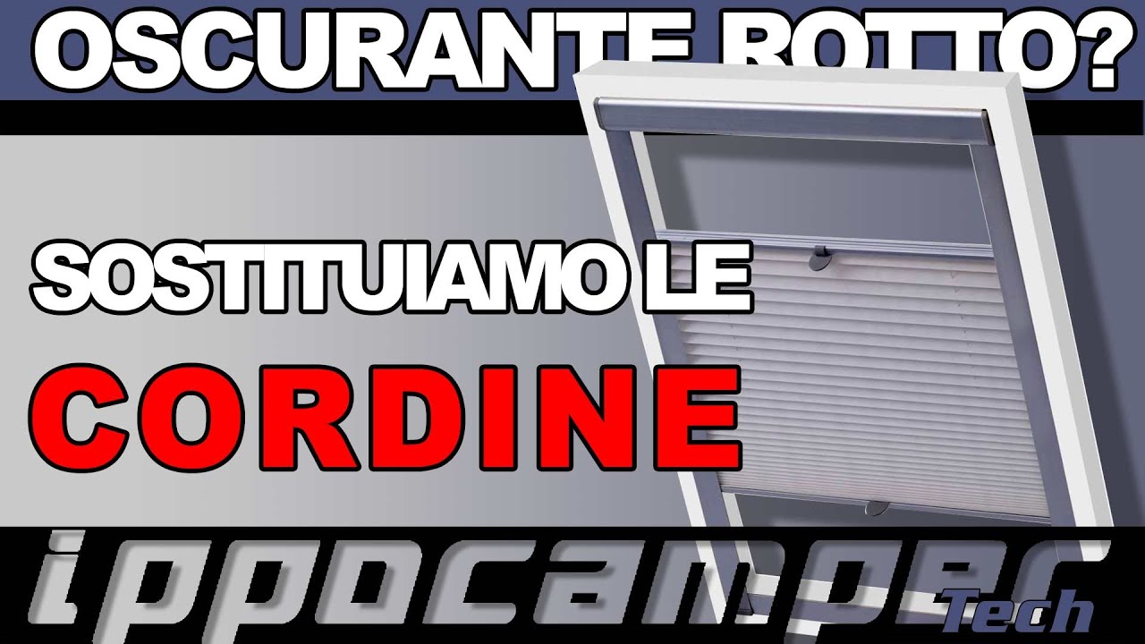 Oscurante rotto? Sostituiamo le cordine di guida