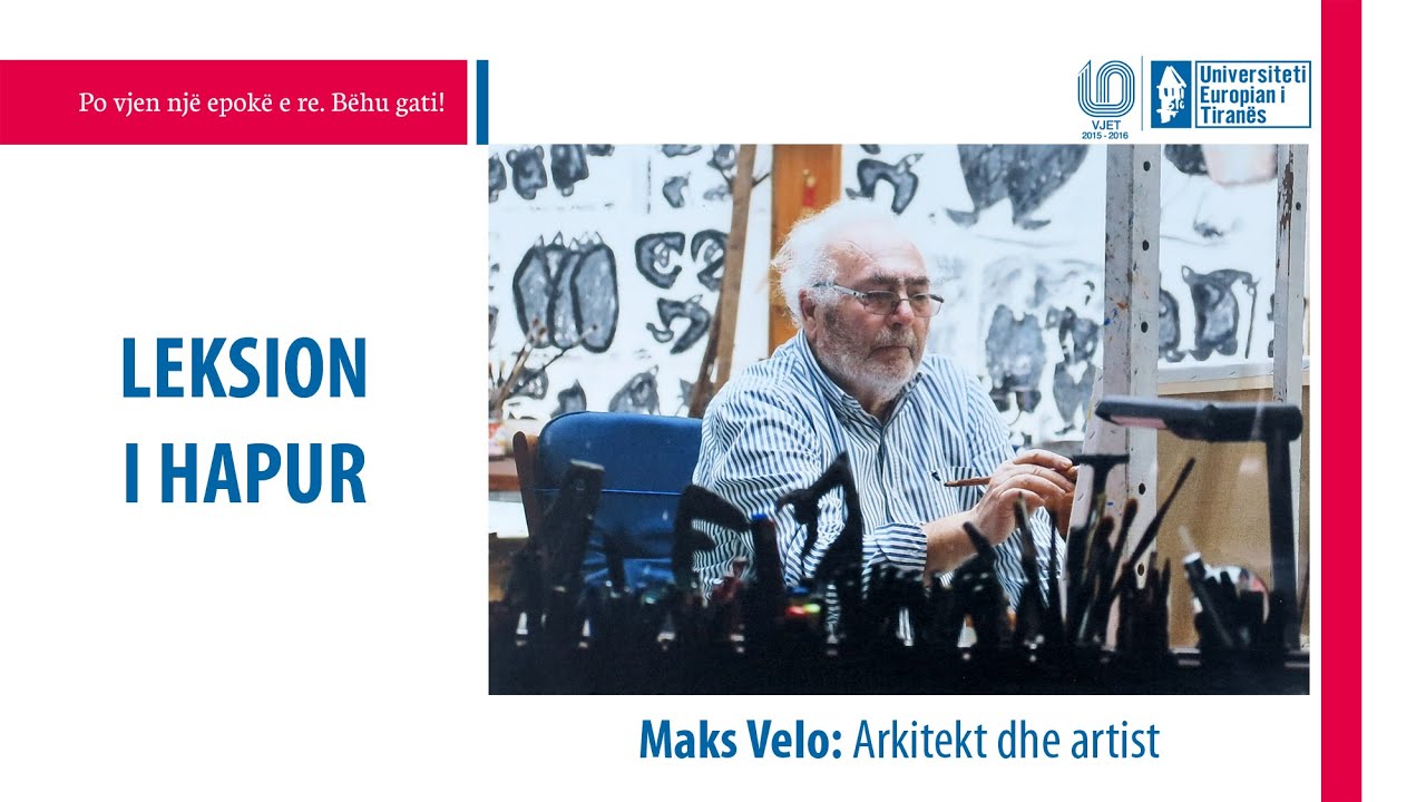 Maks Velo:  Leksion i hapur në  UET