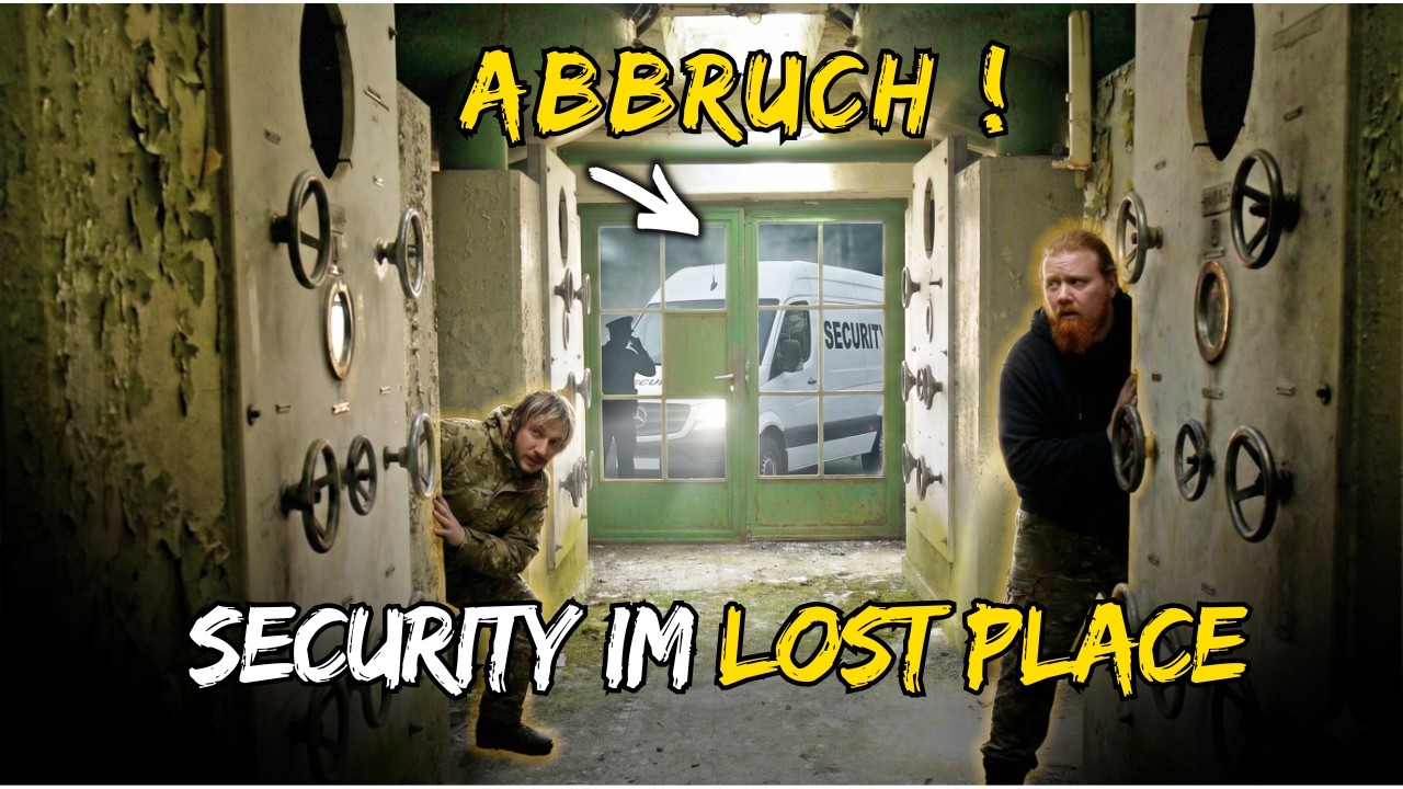 FAST ERWISCHT! 😱 Security-Abbruch im Lost Place