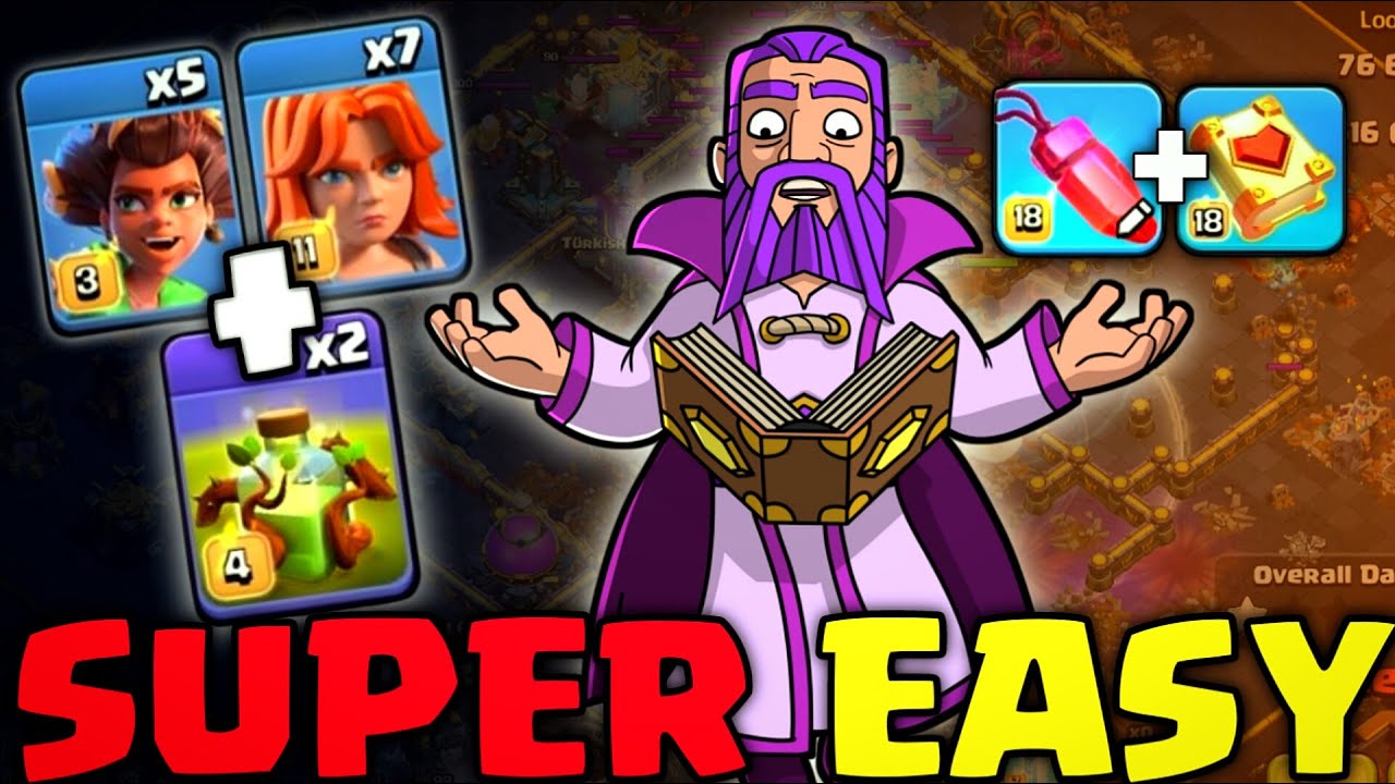 Super Easy attack Strategy for Legend League | RR with 2 OG spell is Stronger! [clash of clans]