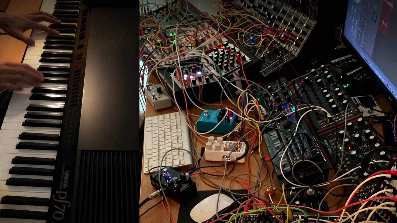 Modular Synth Nostalgic Ambient - Two Lost Things - w/ 80s Digital Piano