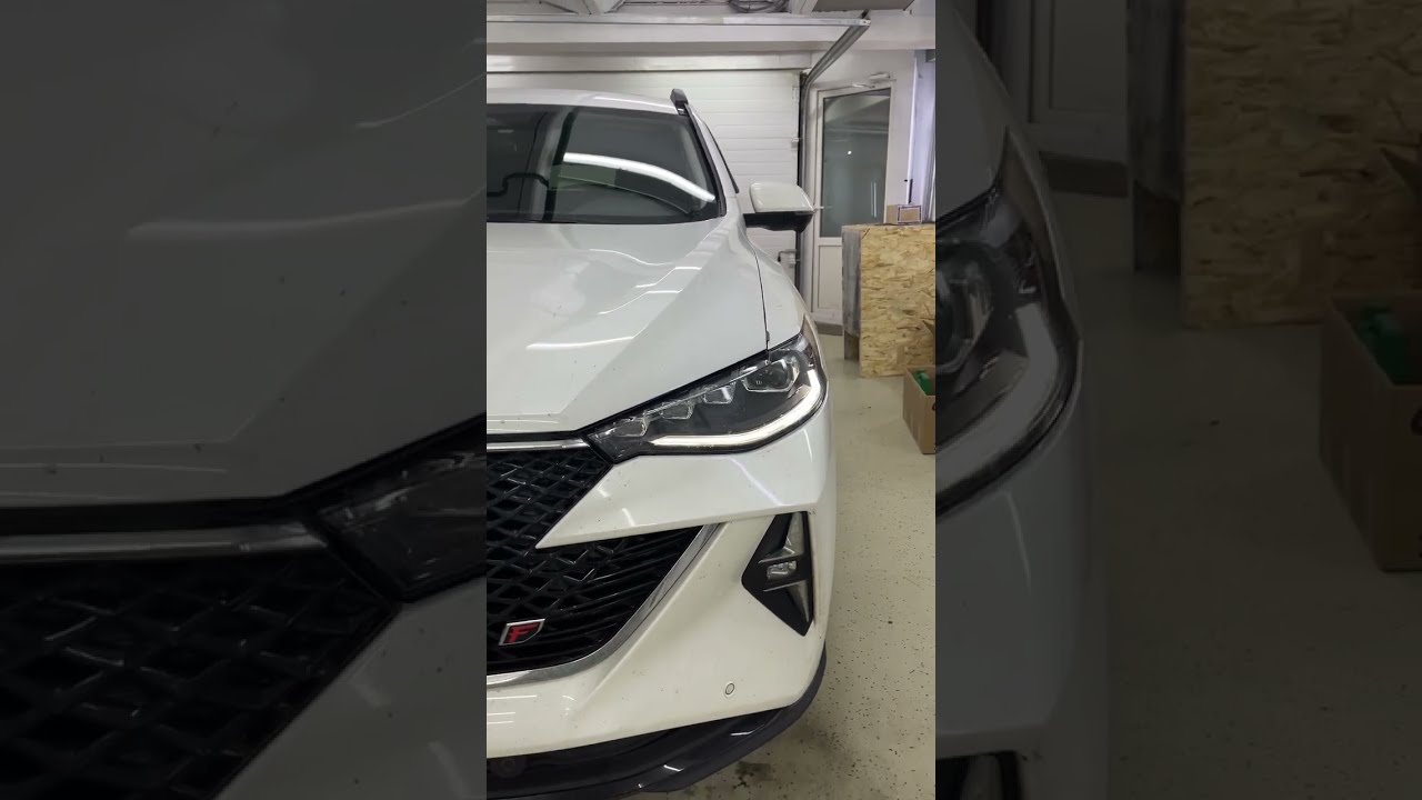 Haval F7 замена штатных светодиодных линз на MTF NightAssistant MaxBeam 3