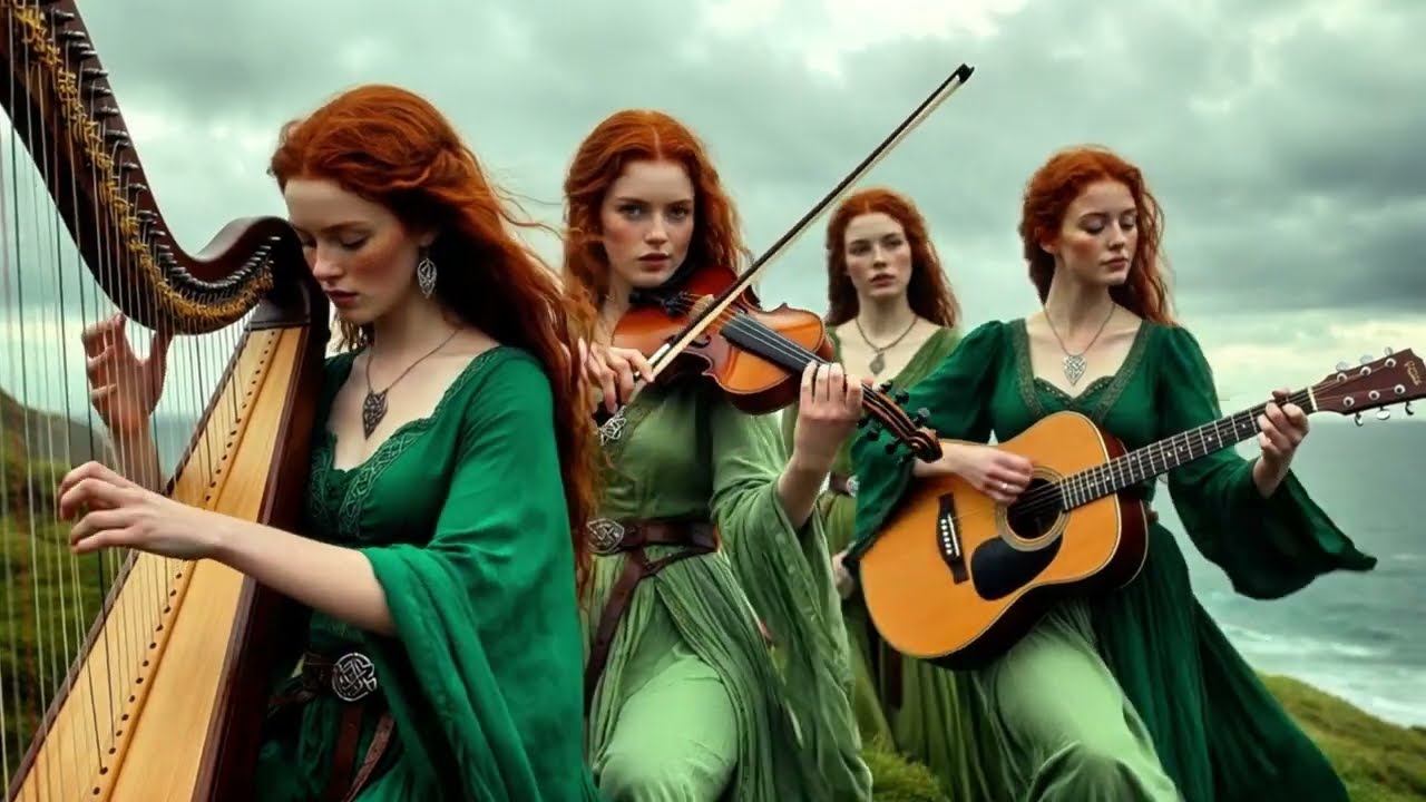 Epic Celtic Folk Music – Harp, Fiddle & Irish Ensemble | Powerful Instrumental Journey
