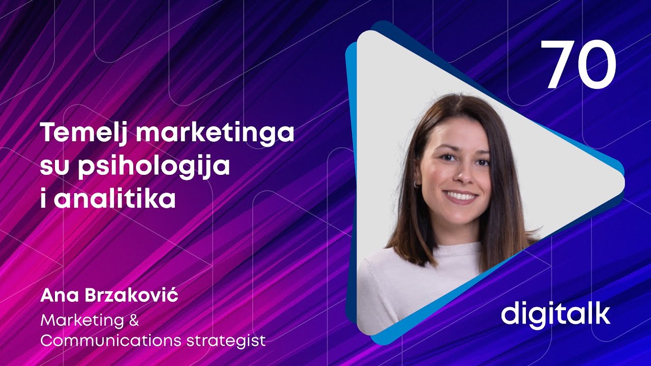 Temelj marketinga su psihologija i analitika | Ana Brzaković | DigiTalk EP70