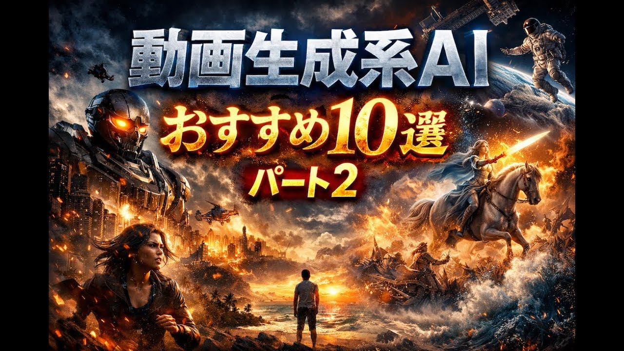 動画生成AIおすすめ10選　パート2