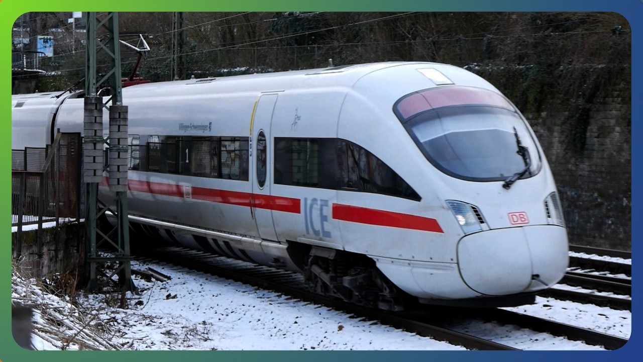 Winterliches Trainspotting in Mainz