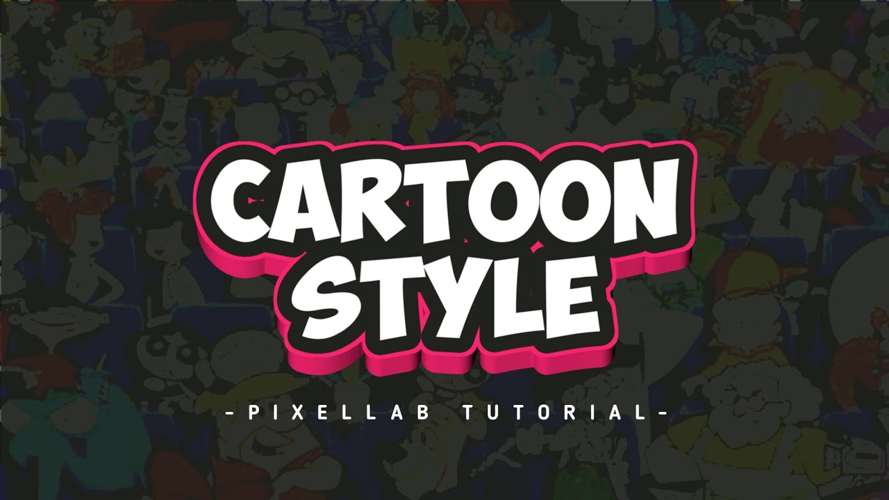 Cara Membuat Text 3D Effect Cartoon Style Di Pixellab Android | Design Tutorial
