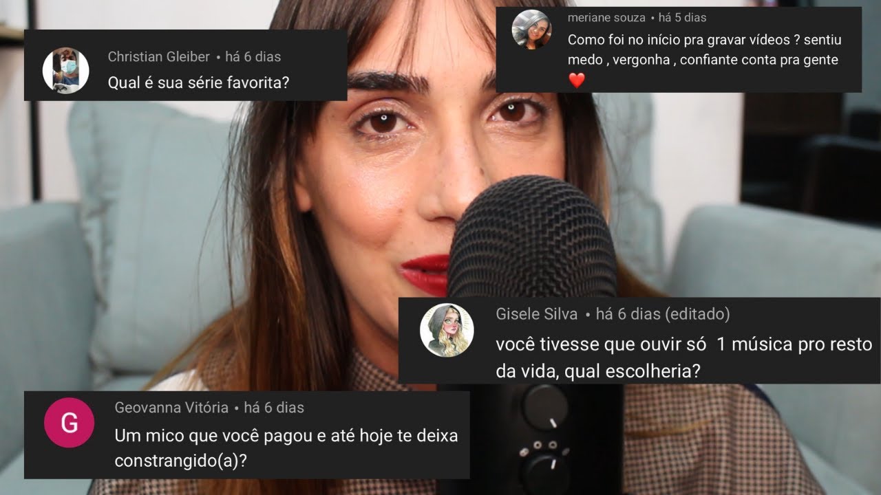 ASMR | RESPONDENDO PERGUNTAS DOS INCRITOS