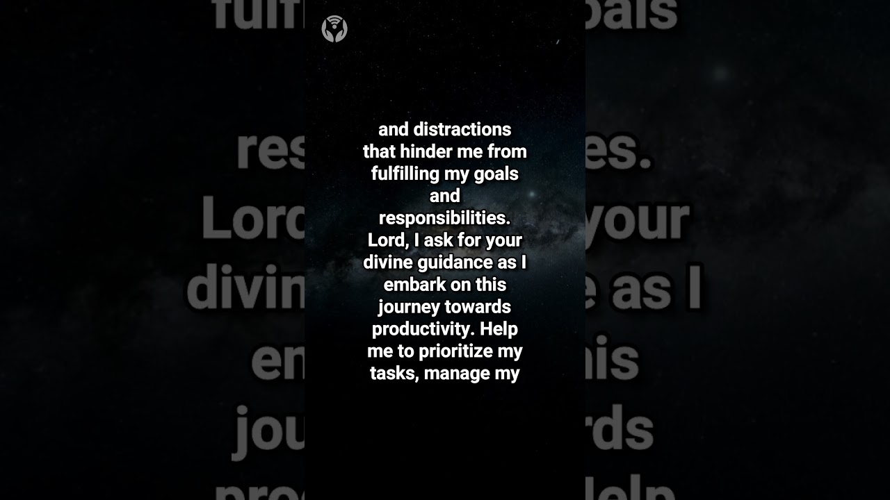 Prayer for Guidance in Overcoming Procrastination - Daily Prayer for Productivity and Efficiency