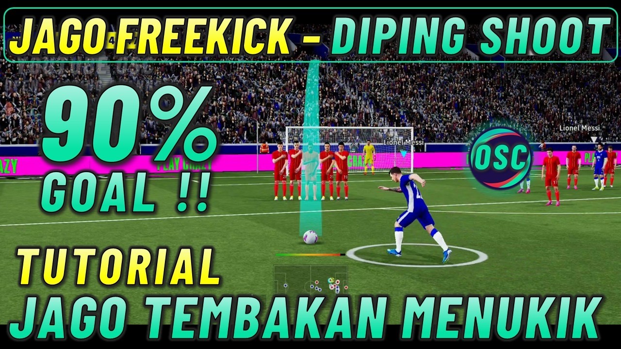 TUTORIAL JAGO FREEKICK !! TUTORIAL TEMBAKAN MENUKIK EFOOTBALL 2026 MOBILE.
