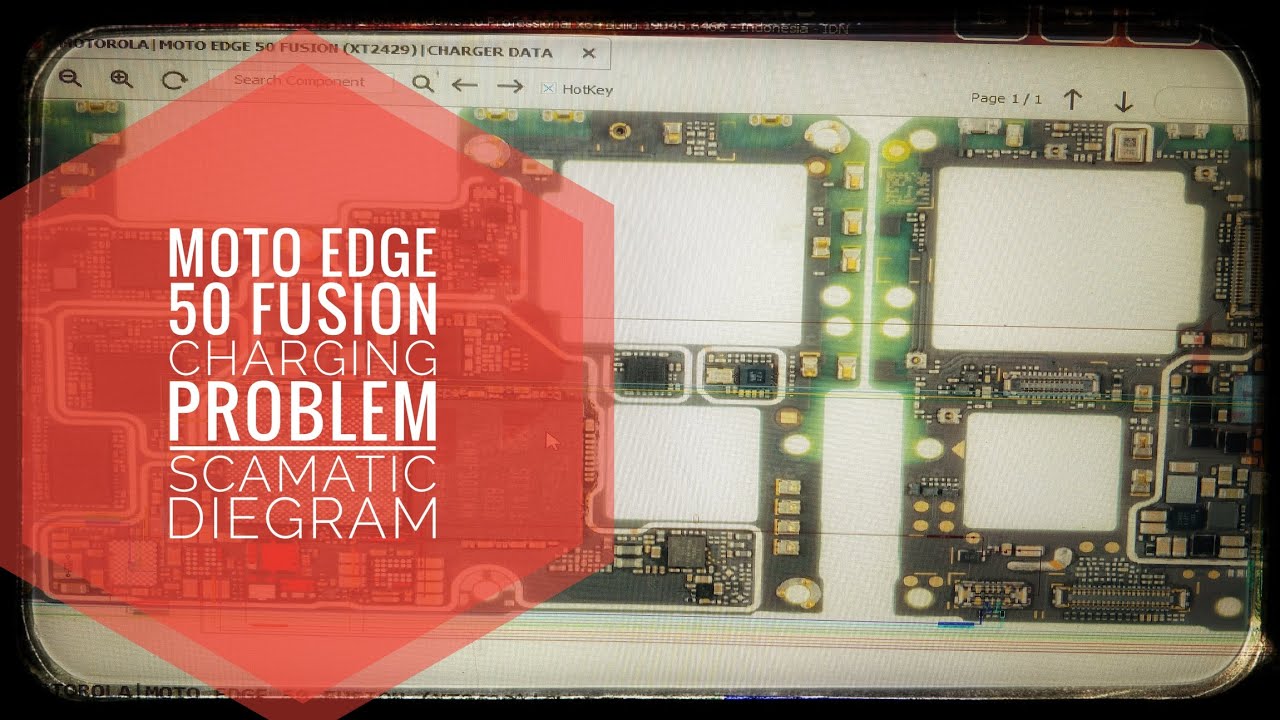 Moto edge 50 fusion charging problem SCAMATIC DIEGRAM #