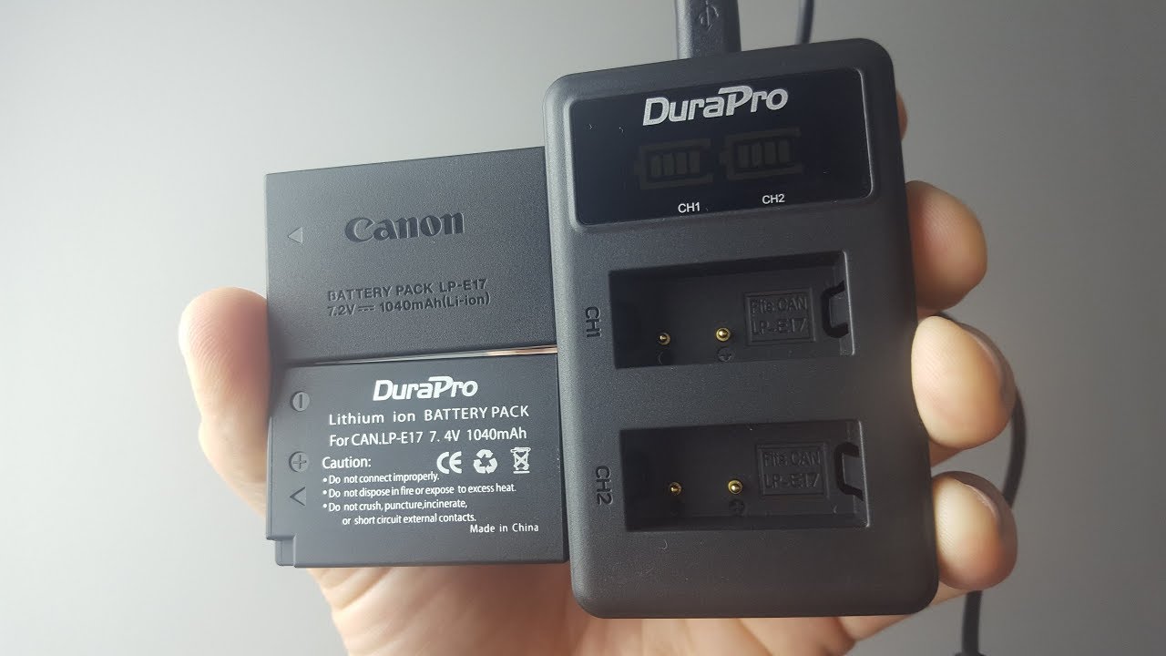 DuraPro LP-E17 аккумуляторы для Canon