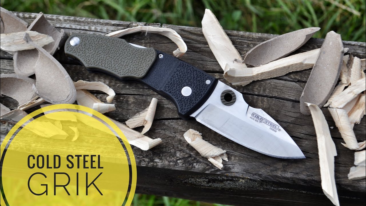 Cold Steel Grik тест ножа / test
