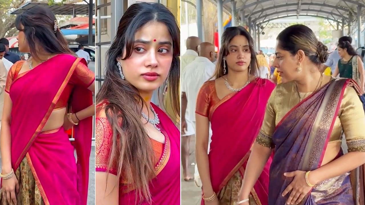 Janhvi Kapoor & Rukmini Vasanth Visits Tirumala | Ramcharan | Bhakthi Nilayam