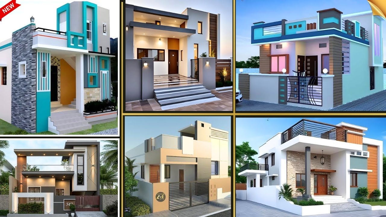 200+ trending front elevation designs for houses in 2026!modern, simple, luxury,duplex home,ideas#72