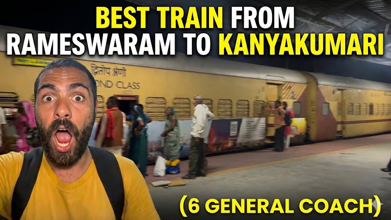 Train - Rameswaram To Kanyakumari (22621) Kanyakumari SF Exp (6 general coach’s)