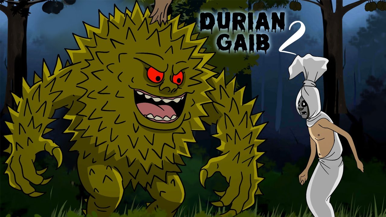 Pertarungan Gaib Pocong vs Monster Durian - Kartun Hantu