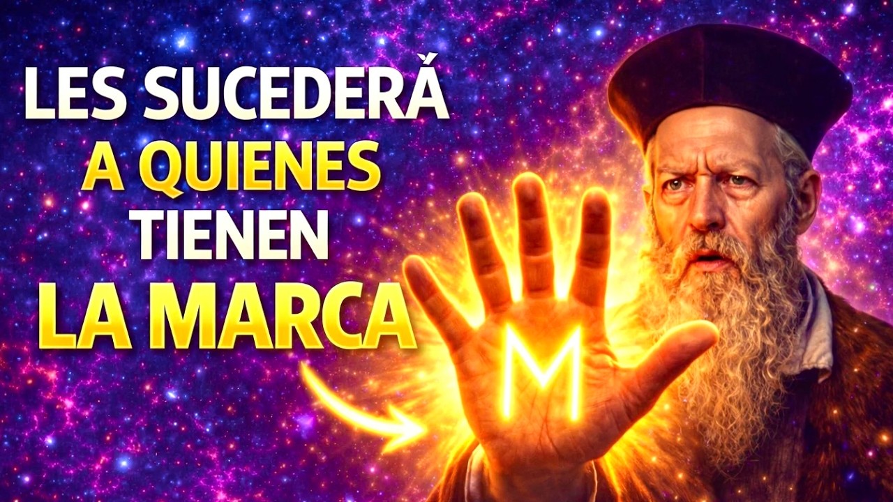 Mira tu MANO AHORA MISMO Si ves la letra M, Nostradamus dijo que TÚ eres uno de los ELEGIDOS