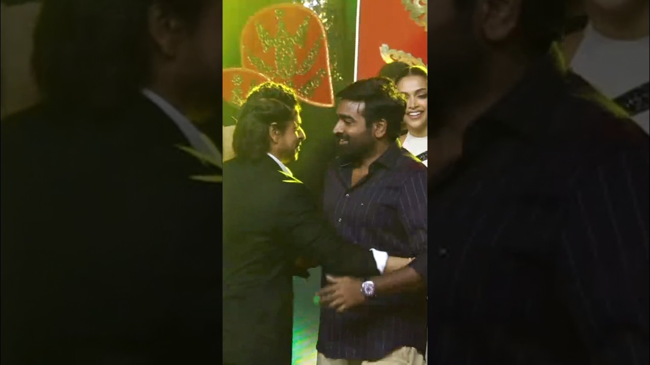 Shahrukh Khan and Vijay Sethupathi together at Jawan Success party