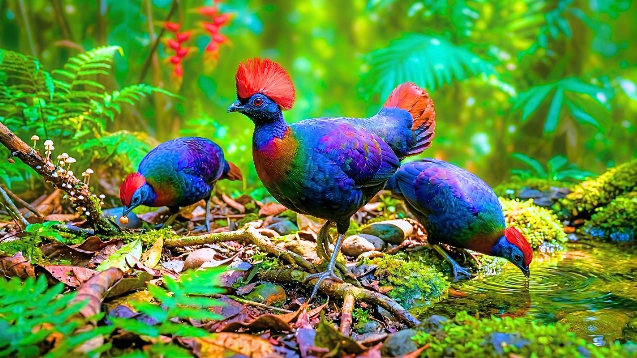 Beautiful Forest Ambience 🌿 Birds Chirping & Relaxing Music for Focus and Relaxation