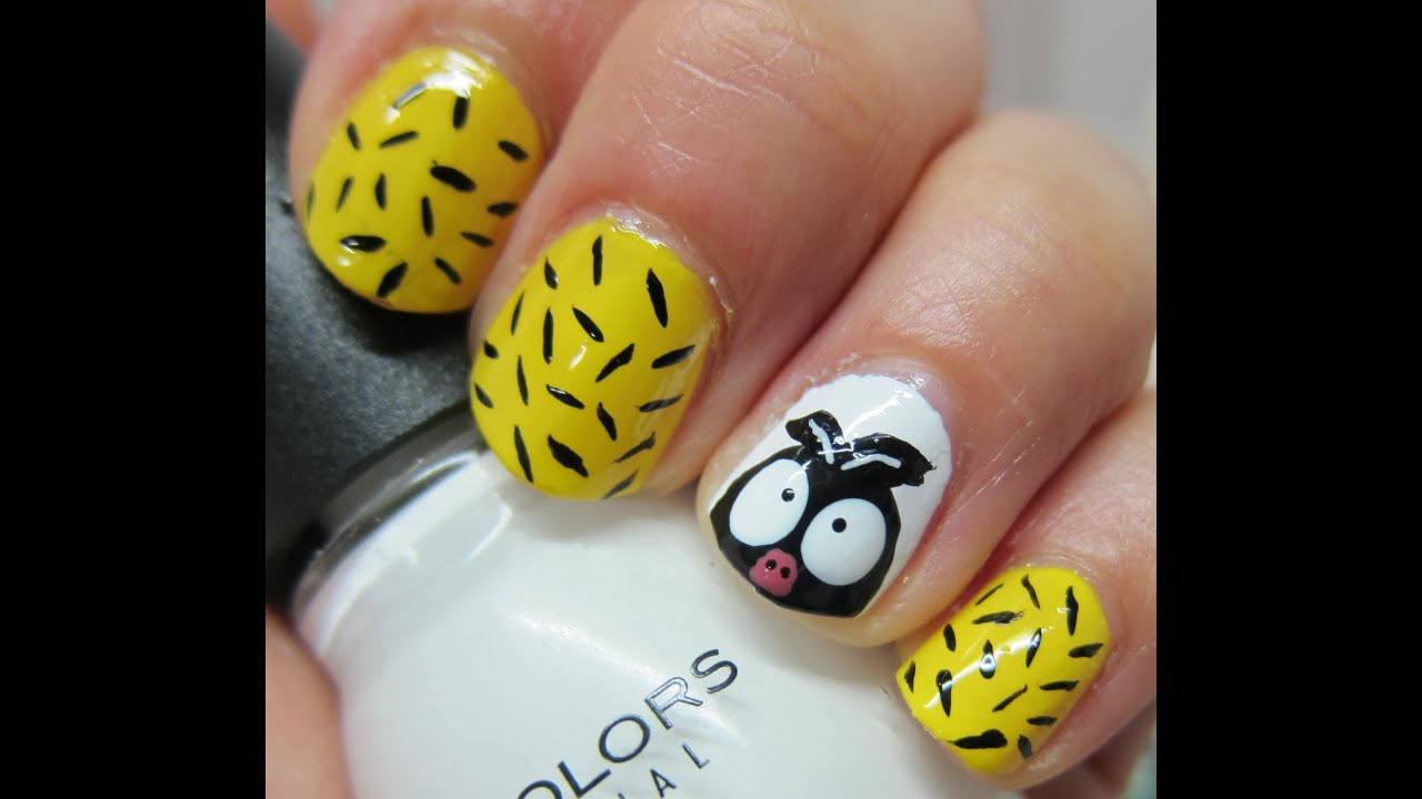 Diseño de uñas #33 ╫ Ranma 1/2: P-chan ╫
