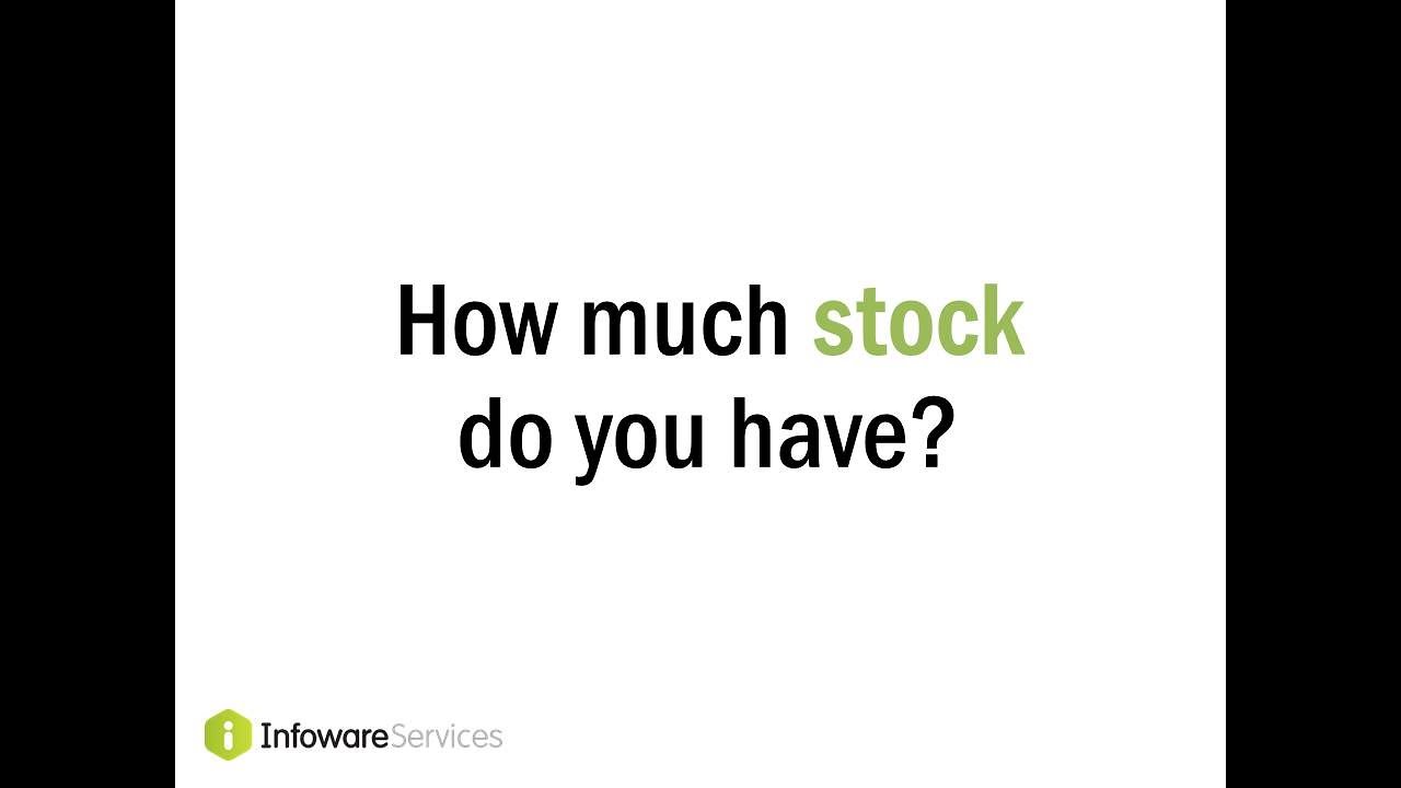 Questioning Days Stock on Hand
