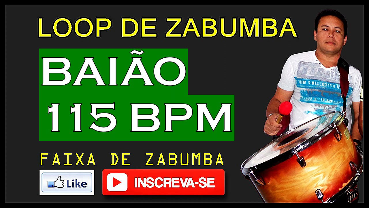 LOOP DE BAI&Atilde;O 115 BPM / ACOMPANHAMENTO BASE DE ZABUMBA E TRI&Acirc;NGULO PARA FORR&Oacute; BAI&Atilde;O RITMO NORDESTINO