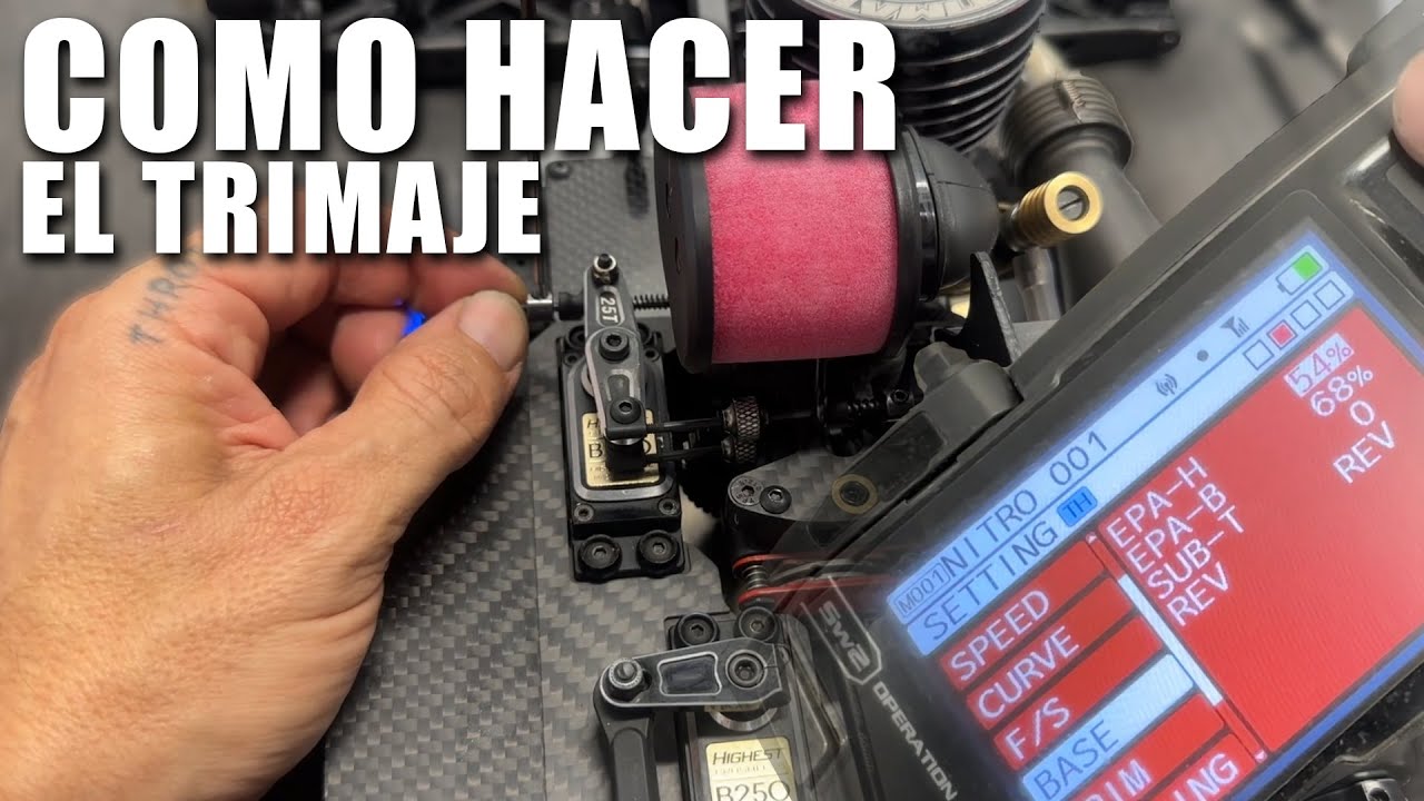 Como hacer el trimaje a tu coche de Radiocontrol