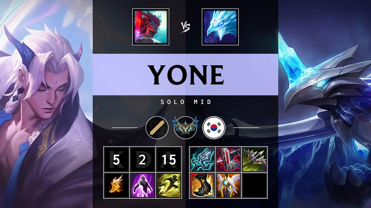 Yone Mid vs Anivia - KR Challenger Patch 25.17