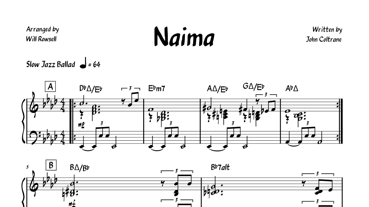 Naima (John Coltrane) [Electric Piano]