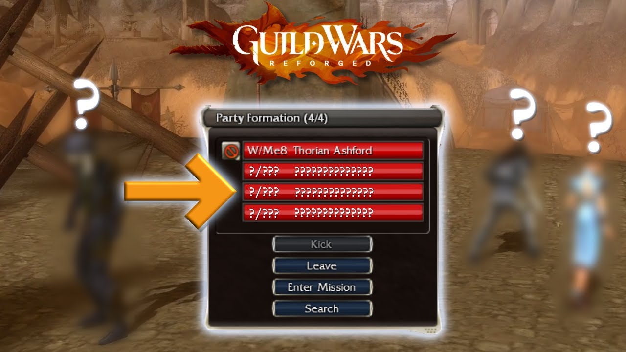 I need to form a party in Guild Wars Reforged | Prophecies Locked #2